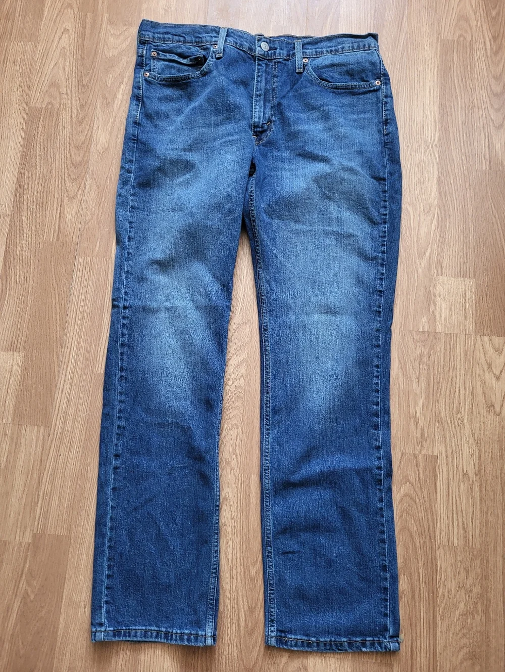 Levi's 514 Men's Dark Blue Straight-Leg Jeans 36x32 - Picture 6 of 6